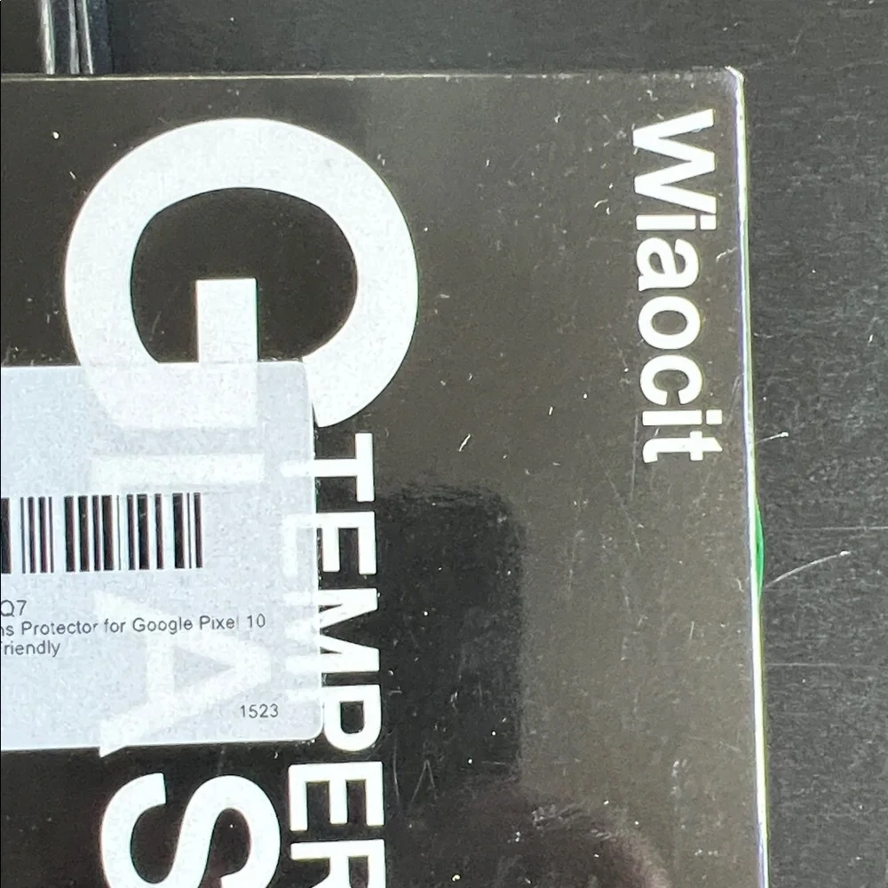Black Tempered Glass Screen Protector